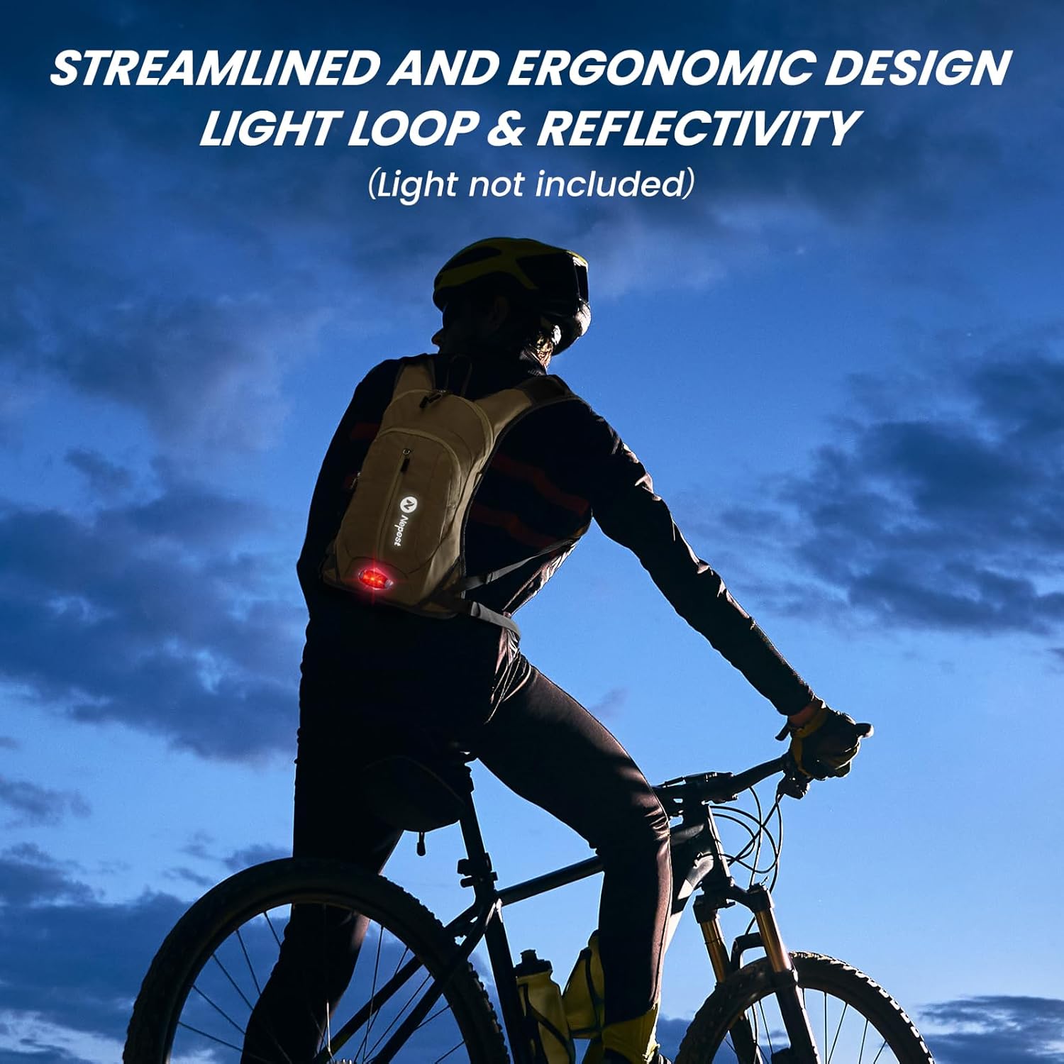 Hydration Pack Backpack for Women & Men, Lightweight Water Backpack with 2L Water Bladder for Hiking Cycling Running Biking - Image 7