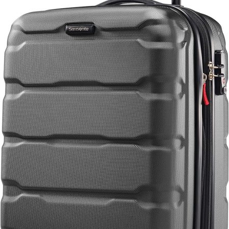 Samsonite Omni PC Hardside Expandable Luggage with Spinner Wheels, Carry-On 20-Inch, Black