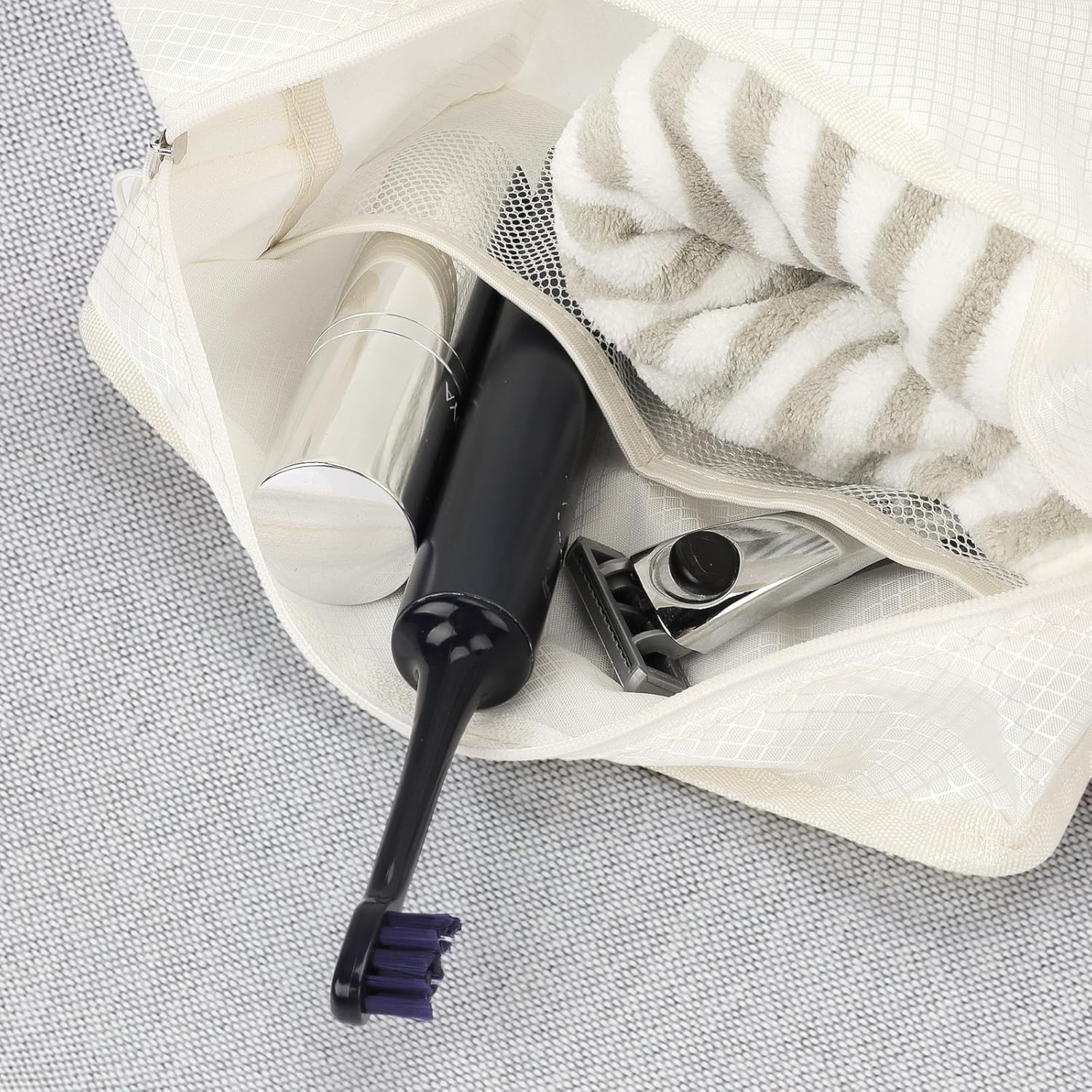 YOOFAN Travel Packing Cubes - Suitcase and Luggage Organizer Compressible Bags Set for Effortless Travel Packing, Compression Packing Cubes for Travel, Traveling Essentials (Beige, 6 Set) - Image 7